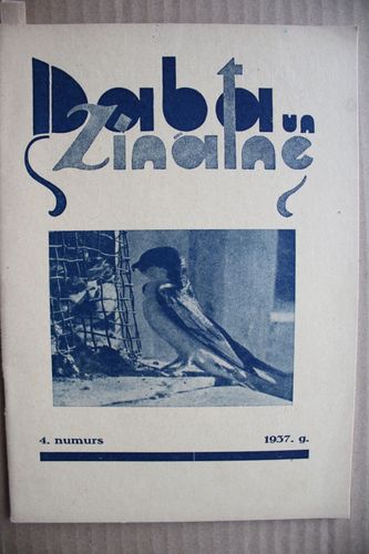 Daba un Zinātne. 1937 g. Nr. 4