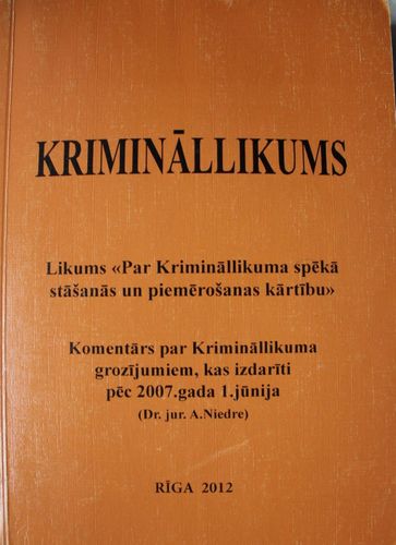 Krimināllikums