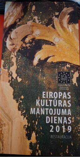 Eiropas kultūras mantojuma dienas 2019: Restaurācija