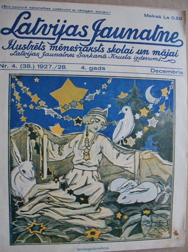 Latvijas Jaunatne.  1927/28 g.Nr. 4(38).