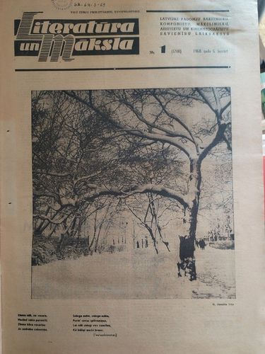 Literatūra un māksla 1968 gads Nr. 1-26