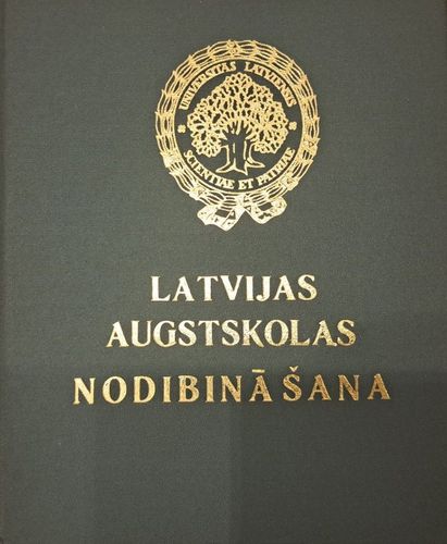 Vēsturisks pārskats par Latvijas augstskolas nodibināšanu un viņas darbību pirmā (1919./20.) mācības gadā
