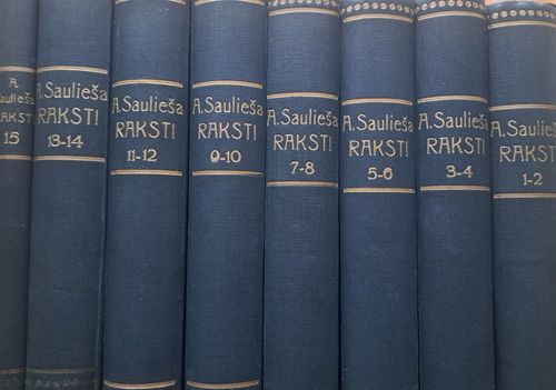 A. Saulieša Raksti 1.-15. grāmata