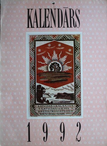 Mēneša pārliekāmais kalendārs 1992