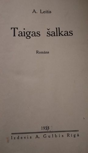 Taigas šalkas