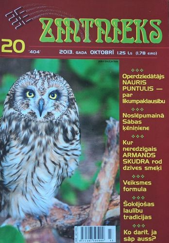 Zintnieks Nr. 20 10/2013