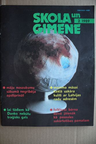 Skola un Ģimene.  1989g. Nr.2.