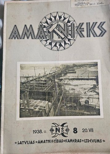 Amatnieks 1938 Nr.8
