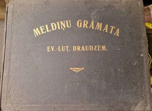Meldiņu grāmata Ev.-Lut. Draudzēm.