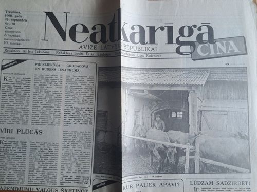 Neatkarīgā Cīņa 26/09/1990