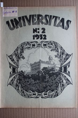Universitas 1932 g. Nr. 2