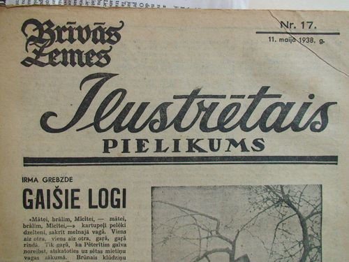 Brīvās Zemes Ilustrētais Pielikums. 1938 g. Nr. 17