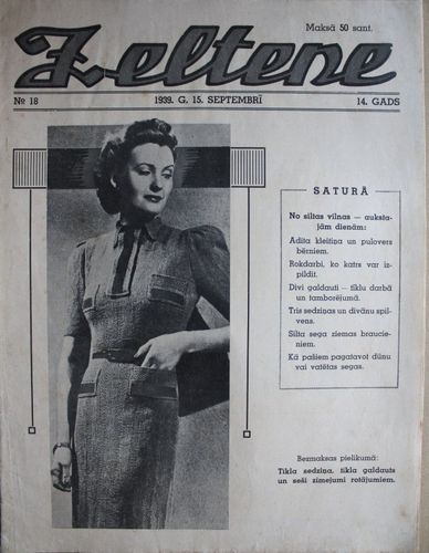 Zeltene. 1939 g. Nr.18