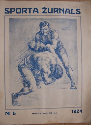 Sporta Žurnāls. 1924 g.Nr.6.