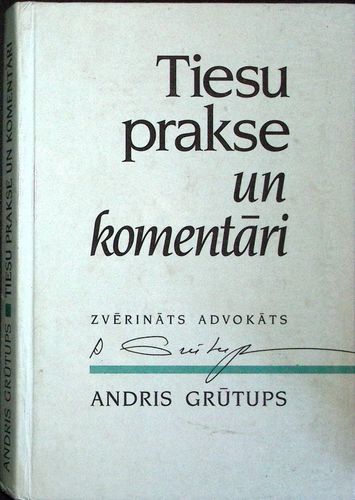 Tiesu prakse un komentāri
