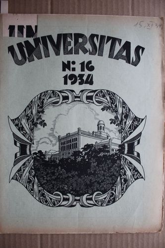 Universitas 1934 g. Nr.16
