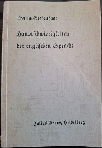 Sauptschwierigkeiten der Englischen Sprache