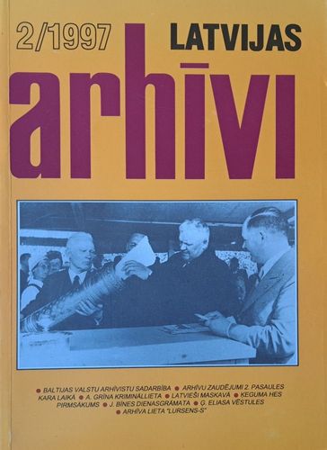 Latvijas arhīvi 2/1997