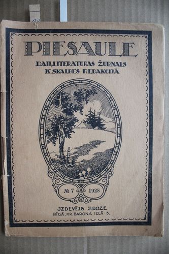 Piesaule. 1928 g. Nr.7