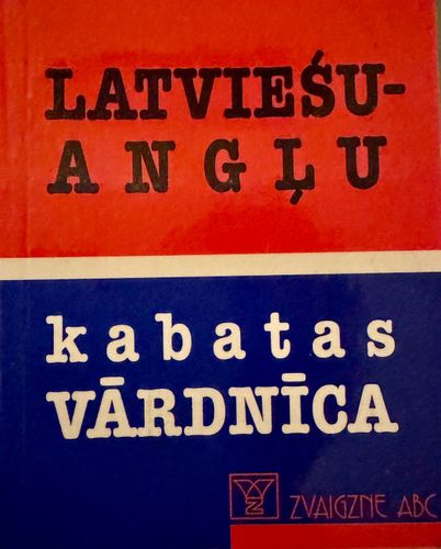 Latviešu-angļu, angļu-latviešu kabatas vārdnīca