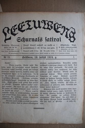 Lietuvēns. 1914 g. Nr.13