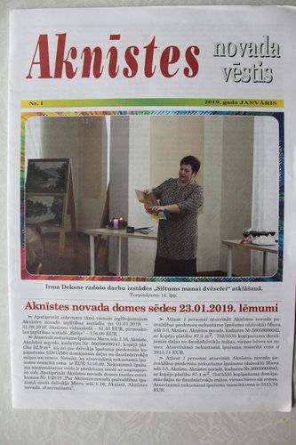 Aknīstes Novada Vēstis.2019g. Nr.1.(avīze)