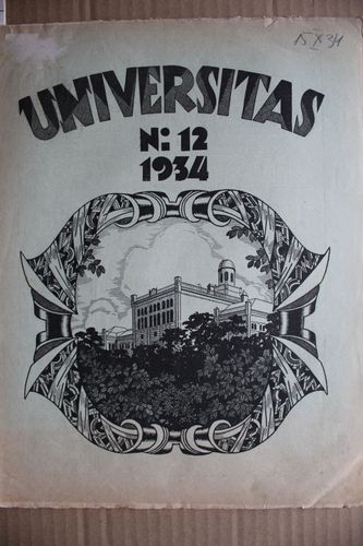 Universitas 1934 g. Nr.12