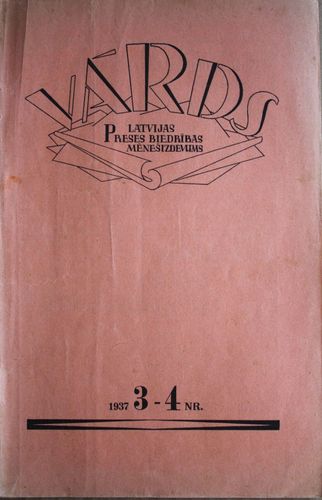 Vārds. 1937 g. Nr. 3-4.