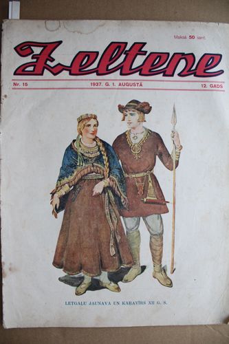 Zeltene. 1937  g. Nr. 15