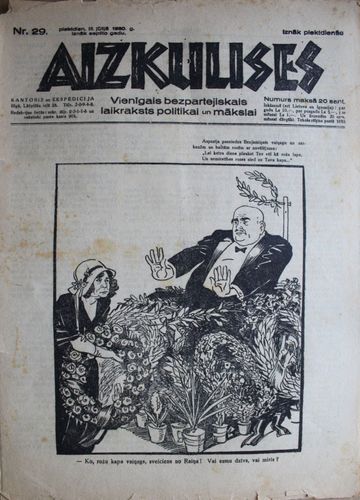 Aizkulises.  1930 g. Nr.   29