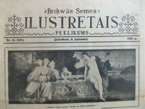 Brīwās Zemes  Ilustretais Pielikums.  1926g. Nr.11