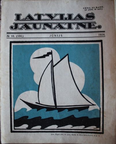 Latvijas Jaunatne. 1934 g. Nr.10(104).