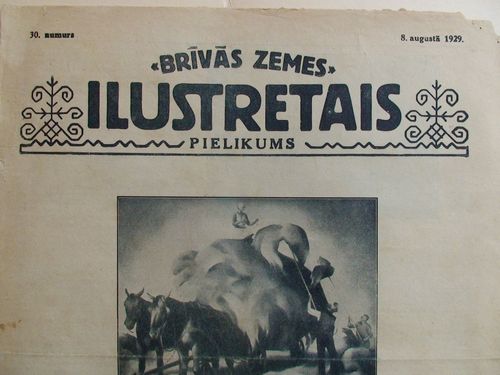 Brīvās Zemes Ilustretais Pielikums. 1929 g. Nr.30