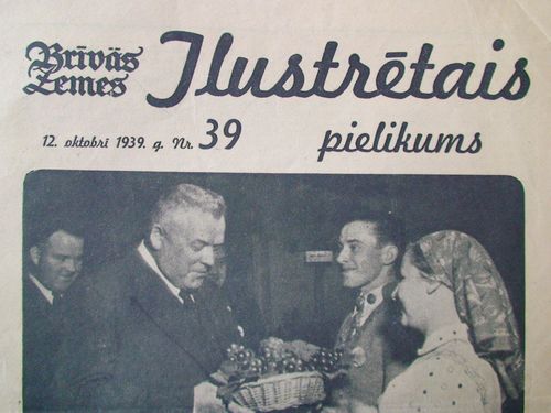 Brīvās Zemes Ilustrētais Pielikums. 1939 g. Nr.39