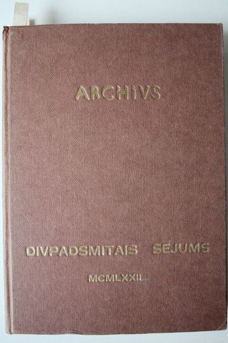 Archivs  Divpadsmitais  sējums.