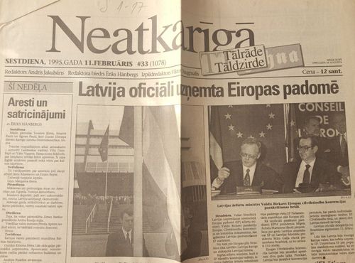 Neatkarīgā Cīņa 11/02/1995