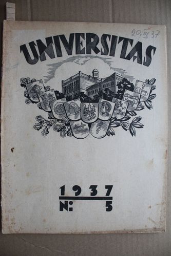 Universitas 1937g. Nr.5