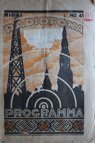 Rīgas Radiofona Programma.  1931 g. Nr.41