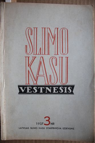 Slimo Kasu Vēstnesis.. 1937g. Nr.3.