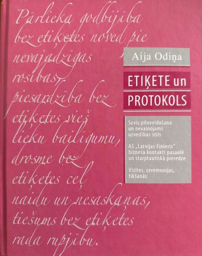 Etiķete un protokols