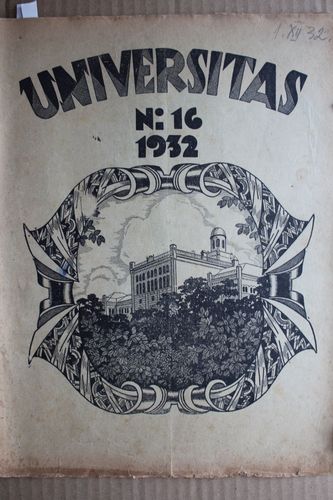 Universitas 1932 g. Nr. 16