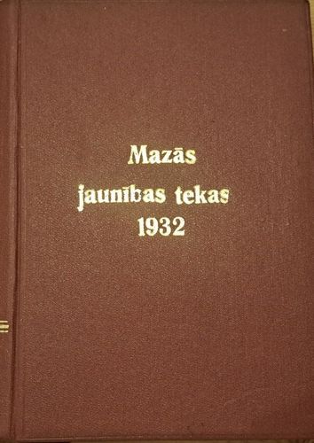 Mazās Jaunības Tekas 1932. gads 1. pusgads