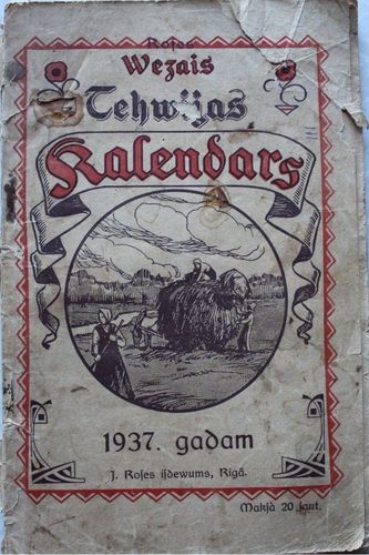 Vecais Tēvijas kalendars 1937. gadam