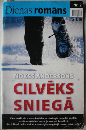 Cilvēks sniegā.