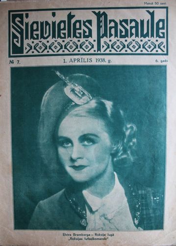 Sievietes Pasaule. 1938 g. Nr.7