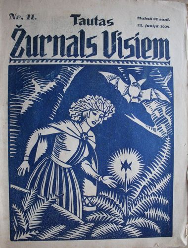 Tautas Žurnāls Visiem.  1928 g. Nr. 11