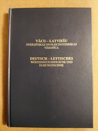 Vācu - latviešu enerģētikas un elektrotehnikas vārdnīca