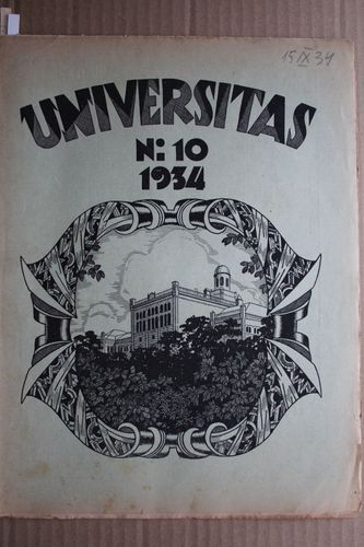 Universitas 1934 g. Nr.10