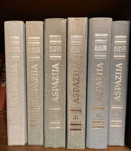 Kopoti raksti. 1.-6.Sējumi