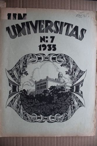 Universitas 1935 g. Nr.7
